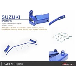 Barre stabilisatrice additionnelle arrière Suzuki Baleno