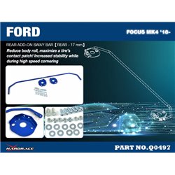 Barre stabilisatrice additionnelle arrière Ford Focus