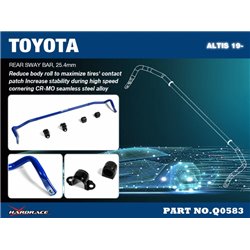 Barre stabilisatrice arrière Toyota Corolla/altis/auris
