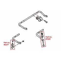 Barre stabilisatrice arrière Ford, Mazda, Volvo