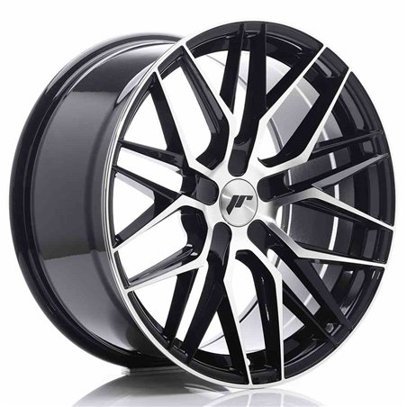 JR Wheels JR28 19x9,5 ET35-40 5H BLANK Gloss Black Machined Face