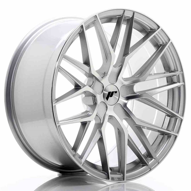 JR Wheels JR28 20x10 ET20-40 5H BLANK Silver Machined Face