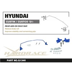 Barre stabilisatrice additionnelle arrière Hyundai Custin / custo