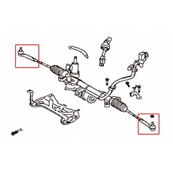 Rotule de direction correctrice Subaru BRZ