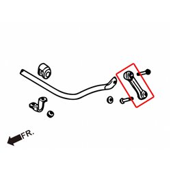 Biellette renforcée de barre stabilisatrice avant Audi