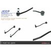 Biellette de barre stabilisatrice arrière Jeep Wrangler, Wrangler unlimited