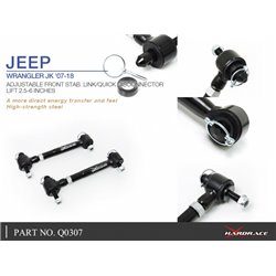 Biellette réglable de barre stabilisatrice / Stabilizerdisconnector Jeep Wrangler, Wrangler unlimited