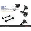 Biellette réglable de barre stabilisatrice / Stabilizerdisconnector Jeep Wrangler, Wrangler unlimited
