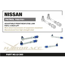 Biellette réglable de barre stabilisatrice avant/arrière Nissan Patrol