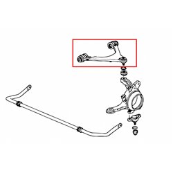 Bras supérieur avant avec réglage de carrossage Honda S2000