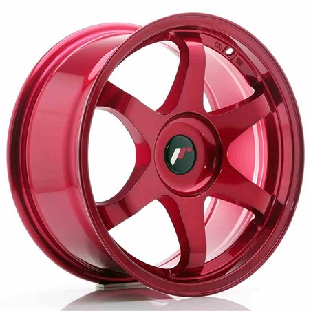 JR Wheels JR3 17x8 ET35 BLANK Platinum Red