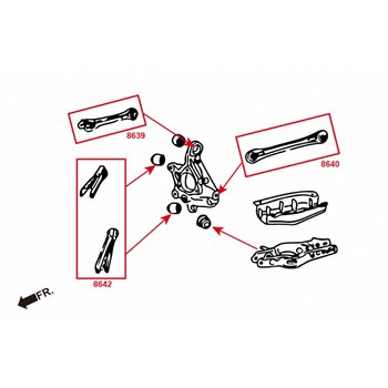 Kit de réglage de carrossage arrière Chevrolet Camaro