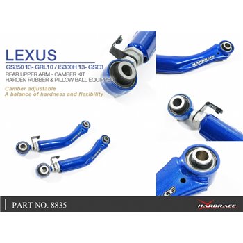Bras supérieur arrière de réglage de carrossage Lexus GS IS RC