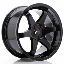 JR Wheels JR3 18x9 ET35-40 5H BLANK Glossy Black