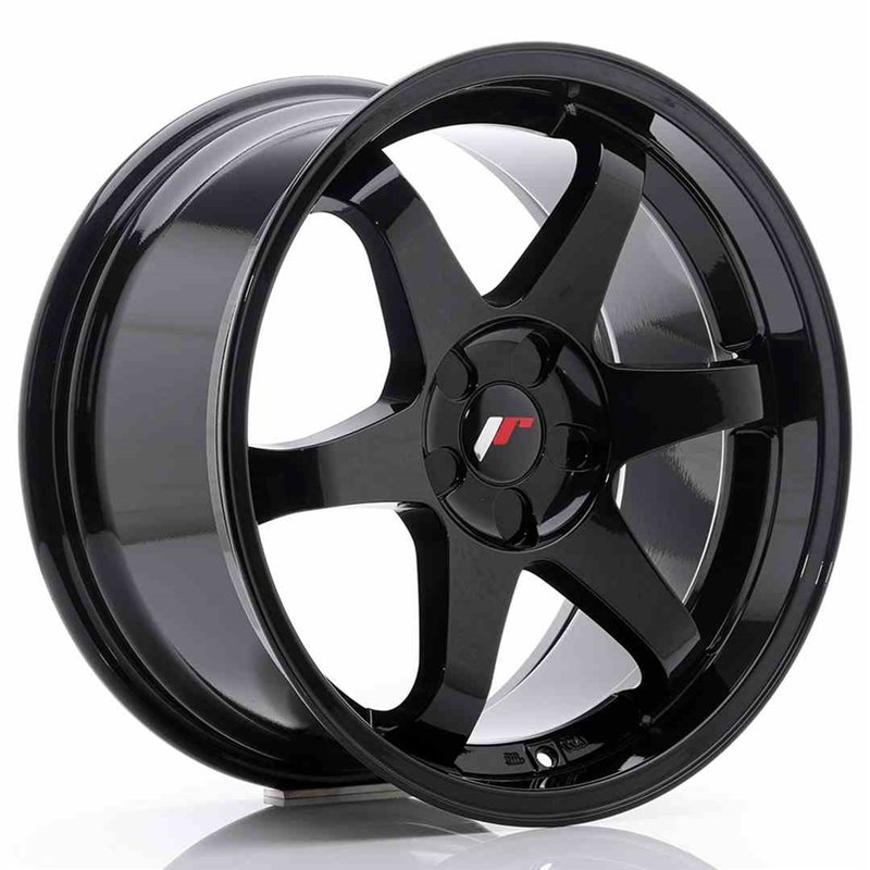 JR Wheels JR3 18x9 ET35-40 5H BLANK Glossy Black