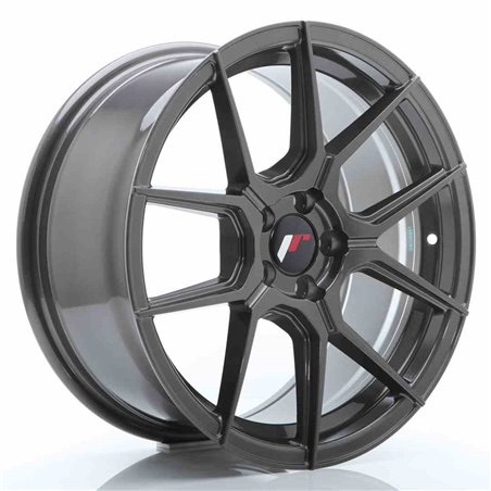 JR Wheels JR30 17x8 ET40 5x100 Hyper Gray