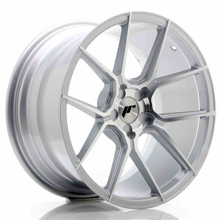 JR Wheels JR30 18x9,5 ET20-40 5H BLANK Silver Machined Face