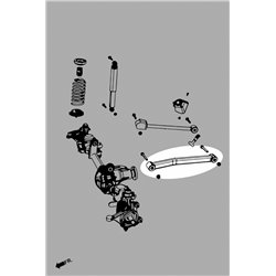 Bras inférieur avant Jeep Wrangler, Wrangler Unlimited