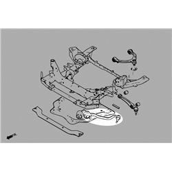 Bras inférieur avant position avant BMW X5, X6