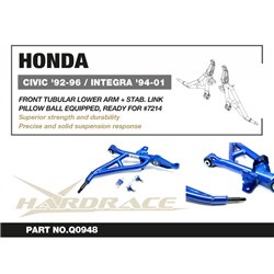 Triangle inférieur avant avec biellette de barre stabilisatrice Honda Civic