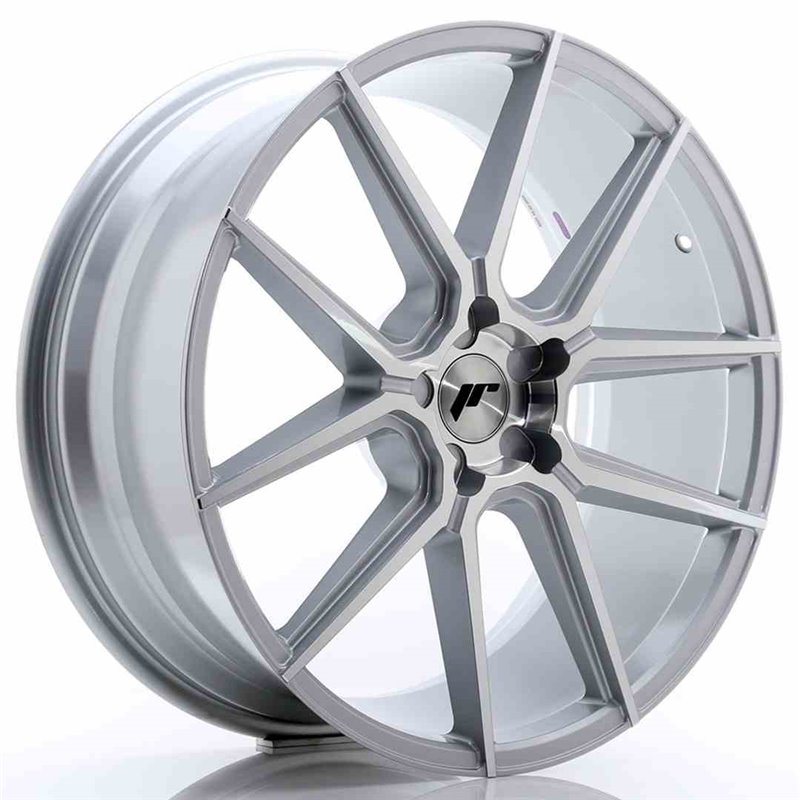 JR Wheels JR30 21x9 ET20-40 5H BLANK Silver Machined Face JR Wheels JR30 21x9 ET20-40 5H BLANK Silver Machined Face