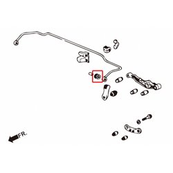 Silentbloc d’extrémité de barre stabilisatrice Honda