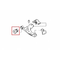 Silentbloc de bras inférieur avant Ford Focus