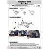 Insert anti-vibration de berceau arrière Lexus, Toyota