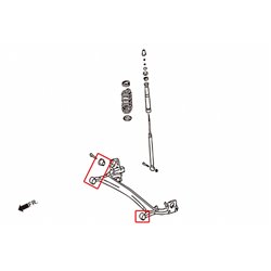 Silentbloc de châssis arrière Toyota Yaris
