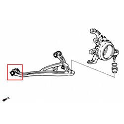 Silentbloc de bras inférieur arrière Honda S2000