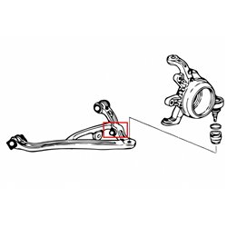 Silentbloc de bras inférieur arrière Honda S2000