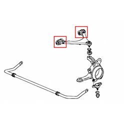 Silentbloc de bras supérieur avant Honda S2000