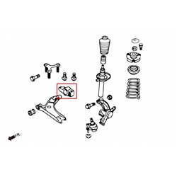 Silentbloc de bras de suspension inférieur avant Audi, Volkswagen