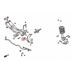Silentbloc de bras inférieur avant Subaru Forester, Impreza, Legacy/outback