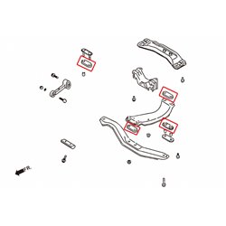Silentbloc de traverse de boîte de vitesses Subaru