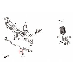 Silentbloc renforcé de barre stabilisatrice avant/arrière Subaru Forester, Impreza, Legacy/outback