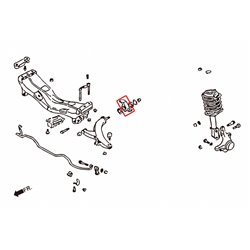 Silentbloc de bras inférieur avant Subaru Forester