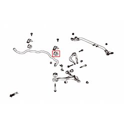 Silentbloc de barre stabilisatrice avant Honda Accord