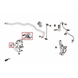 Silentbloc de bras inférieur avant Honda CR-V