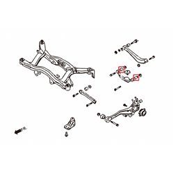 Silentbloc de bras supérieur arrière Subaru Legacy/outback