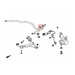 Silentbloc de barre stabilisatrice avant Honda Civic