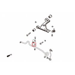 Silentbloc de barre stabilisatrice avant Opel Astra