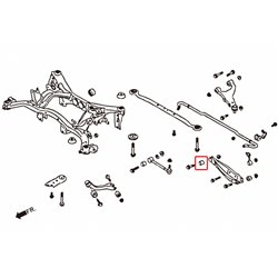 Silentbloc de bras inférieur arrière Subaru