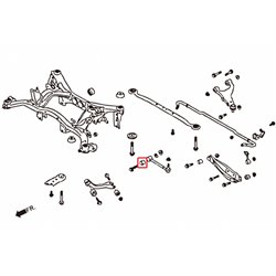 Silentbloc de bras de pincement arrière Subaru