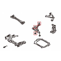 Kit de silentblocs de bras inférieur avant Mazda RX-8