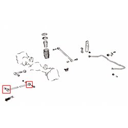 Silentbloc avant/arrière de bras inférieur arrière Lexus LX, Toyota Land cruiser