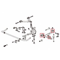 Silentbloc de bras inférieur avant Honda S2000