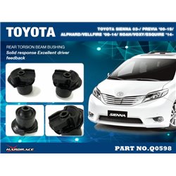 Silentbloc de traverse arrière à essieu de torsion Toyota