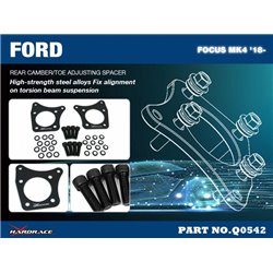 Cale arrière de réglage de carrossage et pincement Ford Focus