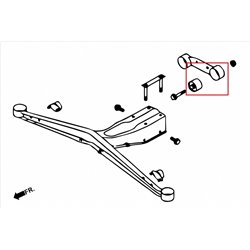 Silentbloc de support de différentiel arrière Subaru Impreza